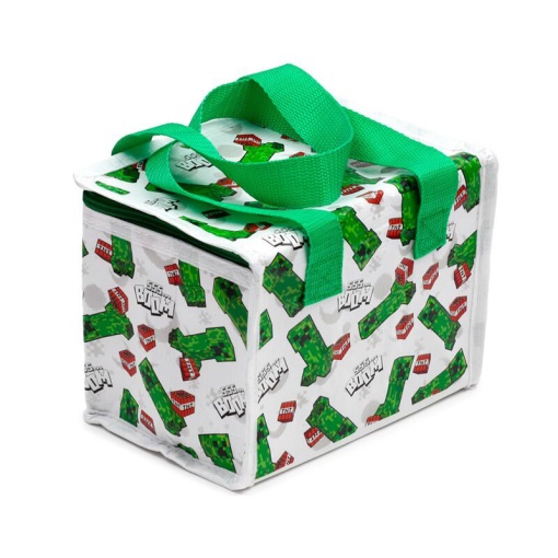 Lancheira térmica Minecraft Creeper & TNT 15x20x14cm