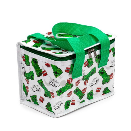 Lancheira térmica Minecraft Creeper & TNT 15x20x14cm