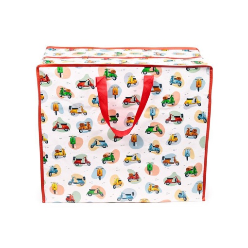 Storage bag with zipper, 48x55x28cm, for scooters.