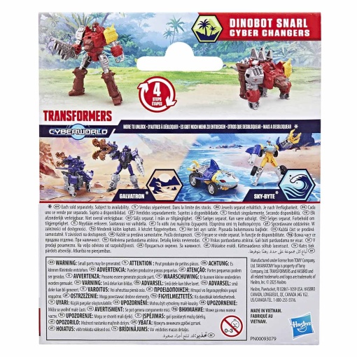 Transformers Cyberworld Cyber Changers Dinobot Snarl Hasbro G1042
