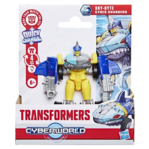 Transformers Cyberworld Cyber Changers Sky-Byte Hasbro G1050