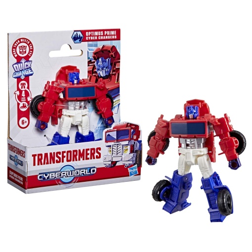 Transformers Cyberworld Cyber Changers Optimus Prime Hasbro G1040