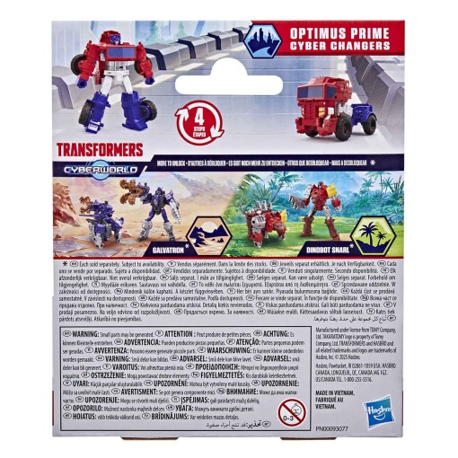 Transformers Cyberworld Cyber Changers Optimus Prime Hasbro G1040