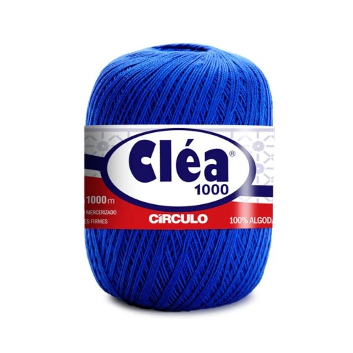 Fio de croché CÍRCULO Cléa 1000 150g azul bic 2829
