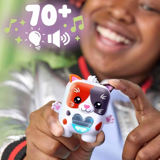 Nanomals Purrnelope, the tricolor kitten from Hasbro