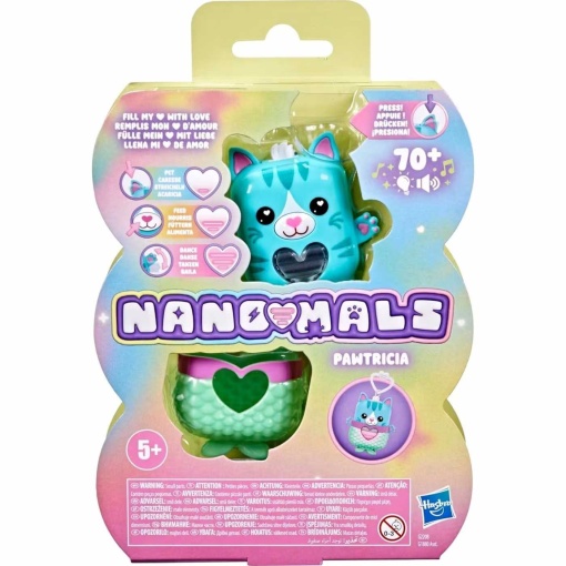 Nanomals Pawtricia, the blue kitten from Hasbro