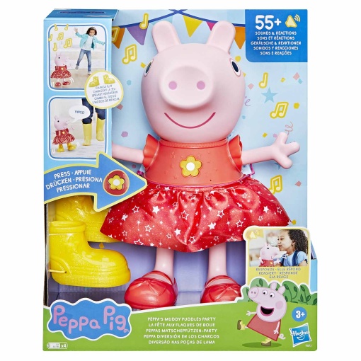 Peppa Pig se divierte en los charcos de barro (Hasbro)