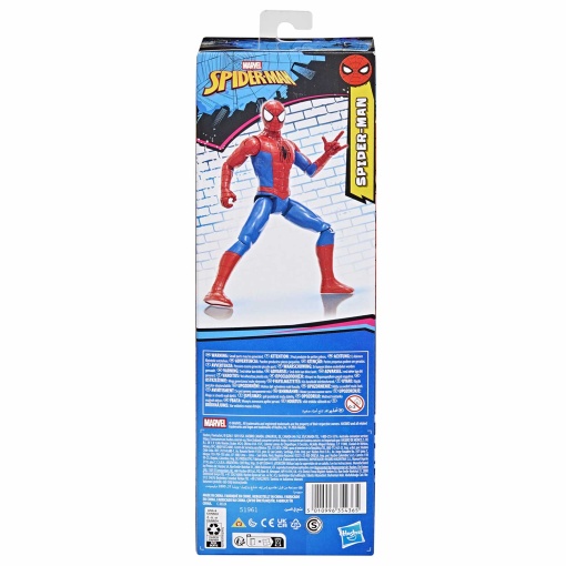 Figura de acción de Spider-Man Titan Marvel Spider-Man de 30 cm de Hasbro