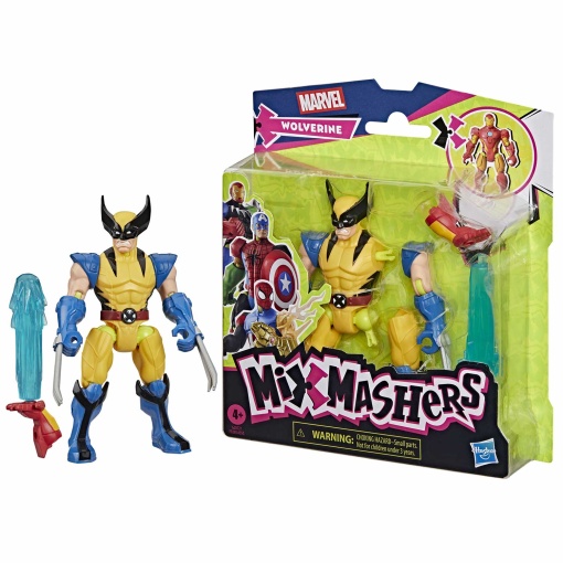 Vengadores Mixmashers Wolverine 12cm Marvel Hasbro
