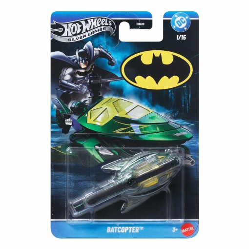 Hot Wheels Silver Series DC Batman Batcopter Mattel HDG89/JKW94