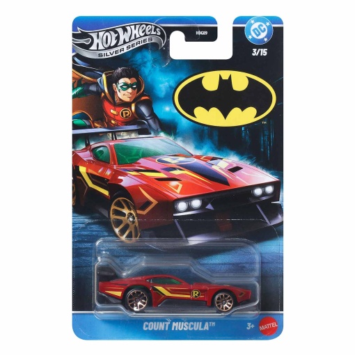 Hot Wheels Silver Series DC Batman Conde Muscula Mattel HDG89/JKW91