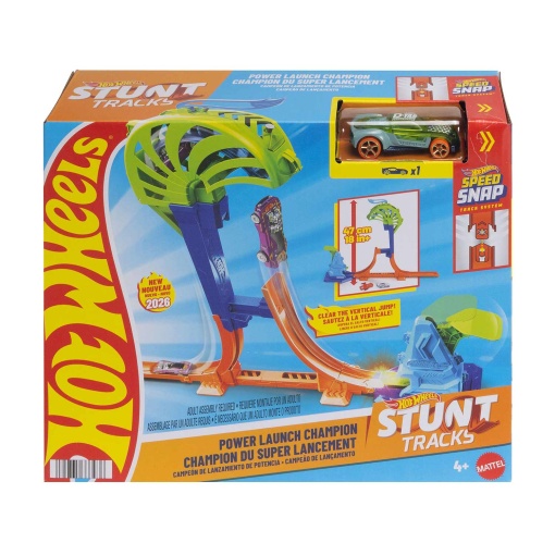 Hot Wheels Stunt Tracks champion track launch Mattel JLM90/JHK75