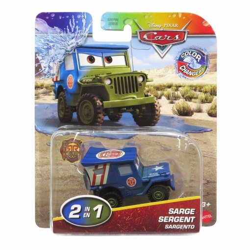 Disney Pixar Cars Color Changers Sergeant Mattel GNY94/JDB56/JHD87