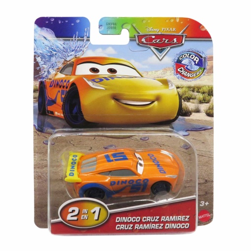 Disney Pixar Cars Color Changers Cruz Ramirez Dinoco Mattel GNY94/JDB56/JHG26