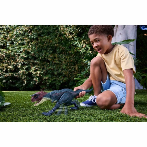 Jurassic World Survival mordiscos despiadados Carnotaurus 45cm Mattel JKG85