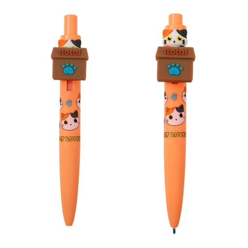 Esferográfica iTotal gato laranja