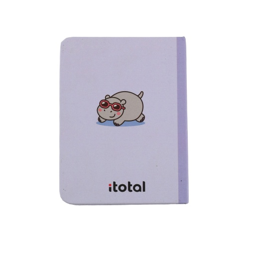 Caderno A7 iTotal hippo 70g 80 folhas