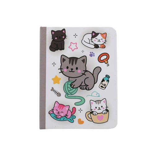 Caderno A7 iTotal gato 70g 80 folhas
