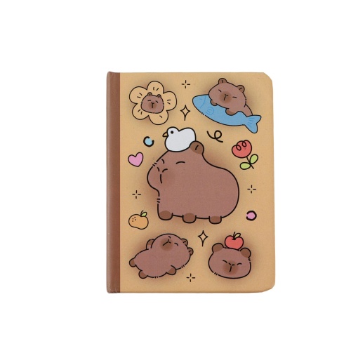 Caderno A7 iTotal capivara 70g 80 folhas
