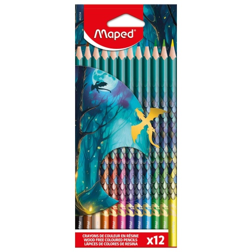 Lápis de cor MAPED Dragon 12 cores