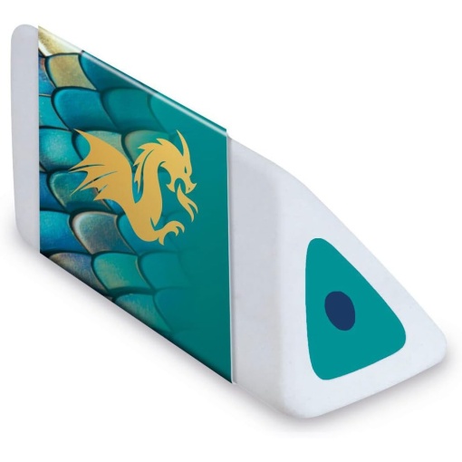 White MAPED Dragon Pyramid Eraser