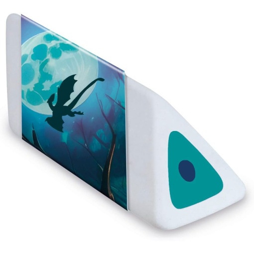 White MAPED Dragon Pyramid Eraser