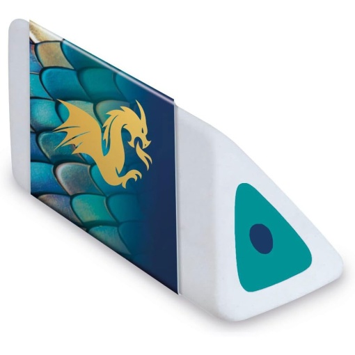White MAPED Dragon Pyramid Eraser
