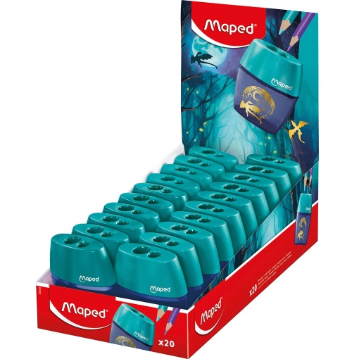 Afia dupla com depósito MAPED Dragon Shaker