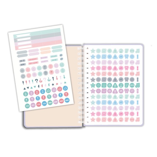 Weekly school planner A5 2026/27 12 months spiral OXFORD & Me Cute assorted