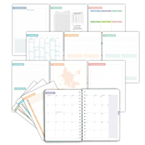 Weekly school planner A5 2026/27 12 months spiral OXFORD & Me Cute assorted