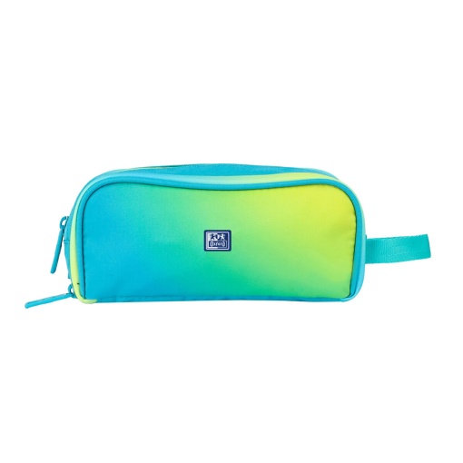 Estojo triplo OXFORD Gradient electric lime