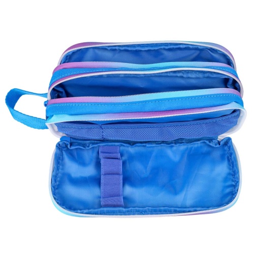 Estojo triplo OXFORD Gradient mystic blue