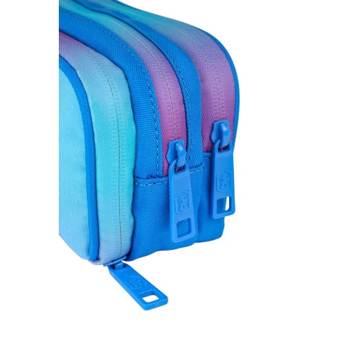 Estojo triplo OXFORD Gradient mystic blue