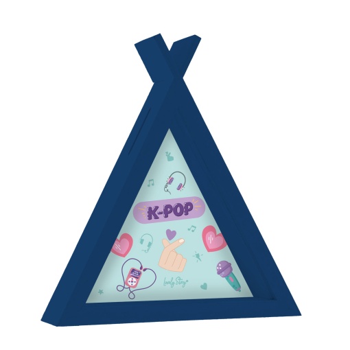 Lovely Story blue K-POP tipi money box