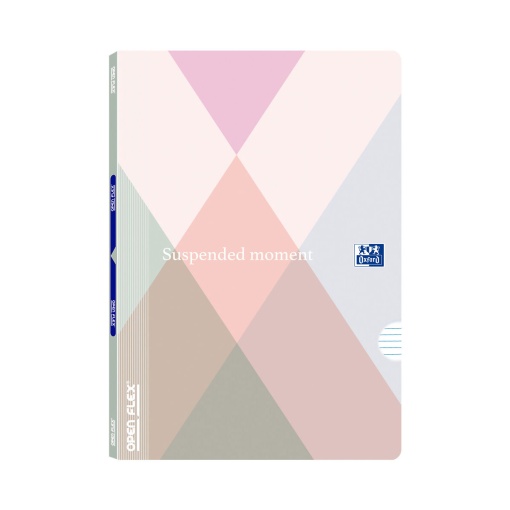 A4 notebook with plastic cover, stapled, OXFORD & Me Openflex Cute, lined, 48 sheets, 90g, assorted.