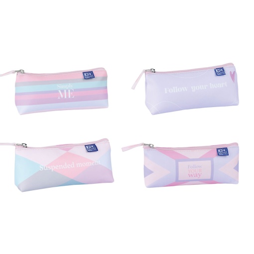 Estojo OXFORD & Me Cute triangular sortido