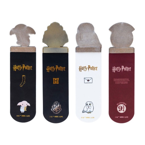 Marcador de livros Harry Potter (4 unidades)