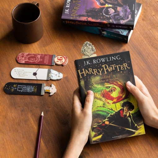 Marcador de livros Harry Potter (4 unidades)