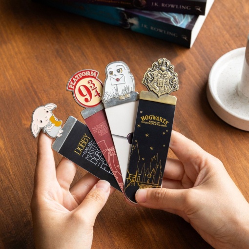 Marcador de livros Harry Potter (4 unidades)