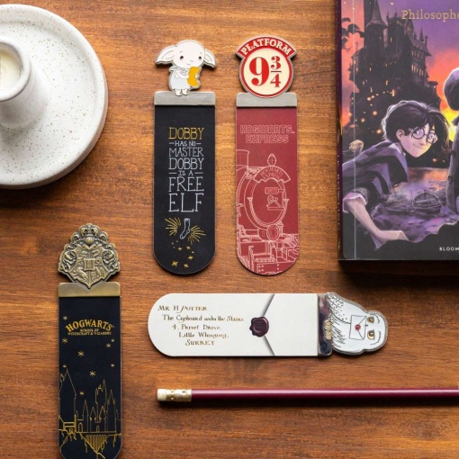 Marcador de livros Harry Potter (4 unidades)