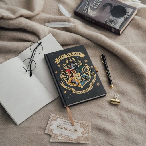 A5 notebook + ballpoint pen Harry Potter Hogwarts dotted 96 sheets 100g