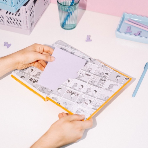 Garfield plush notebook, A5 size, lined, 96 sheets, 100gsm.