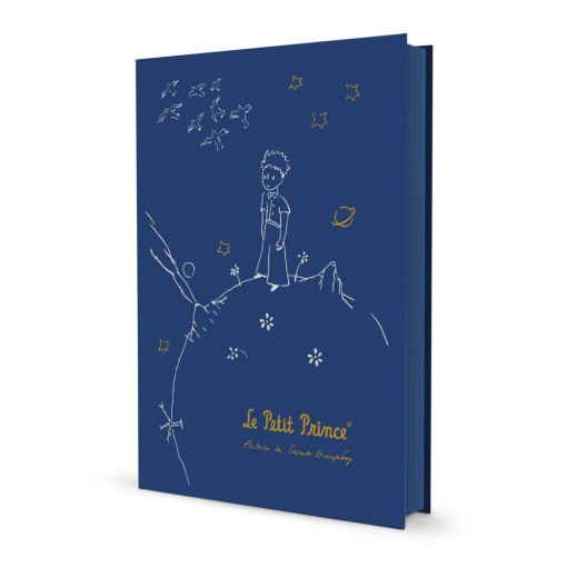A5 hardcover notebook, sewn binding, The Little Prince grid, 90 sheets, 100gsm.