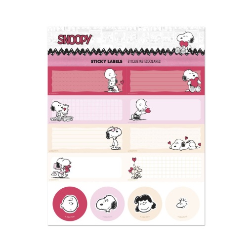 Snoopy School Tags (24 pcs)