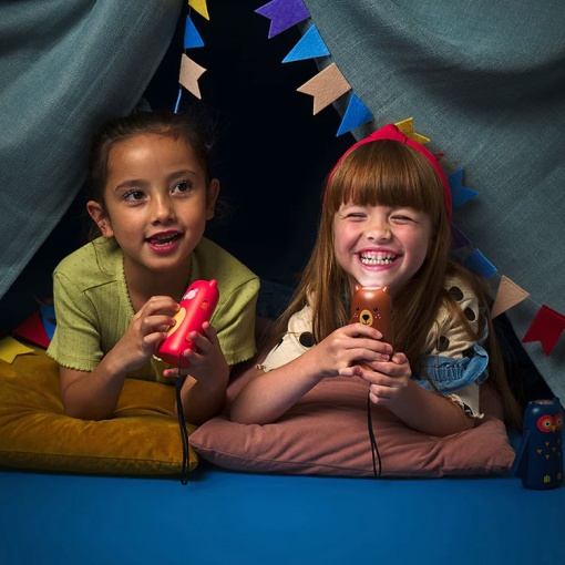 KIKKERLAND KIDOKI assorted animal squeeze flashlight