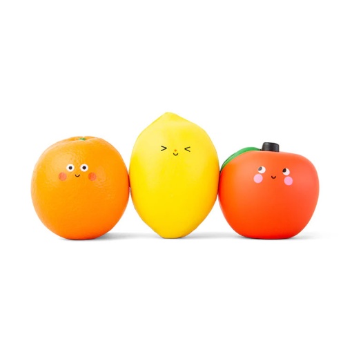 KIKKERLAND KIDOKI Assorted Fruit Anti-Stress Ball