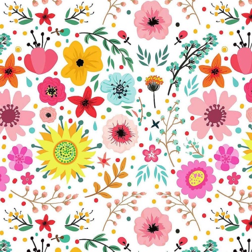 Papel de embrulho JOL clássico 70x100cm floral estilizado