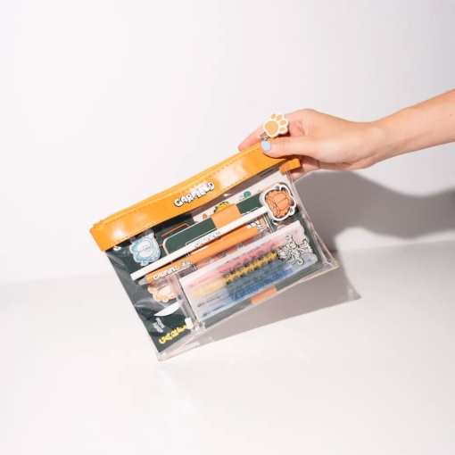 Conjunto escolar Garfield 12 peças