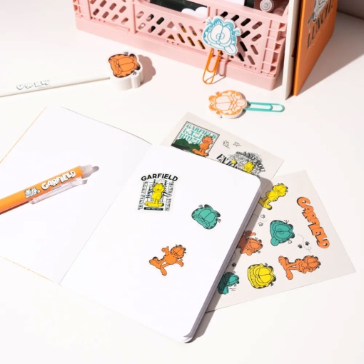 Conjunto escolar Garfield 12 peças