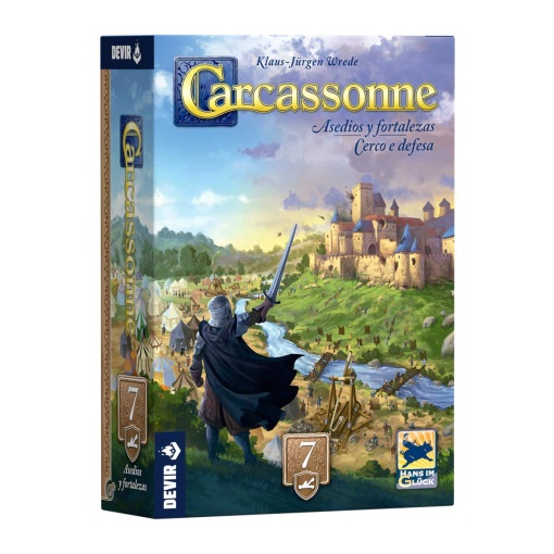 Carcassonne expansão 7: Cerco e Defesa DEVIR (versão portuguesa)